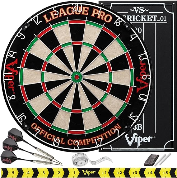 Viper League Pro Regulation Bristle Steel Tip Dartboard