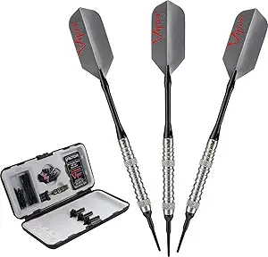 Viper V-Factor 90% Tungsten Soft Tip Darts with Storage/Travel Case